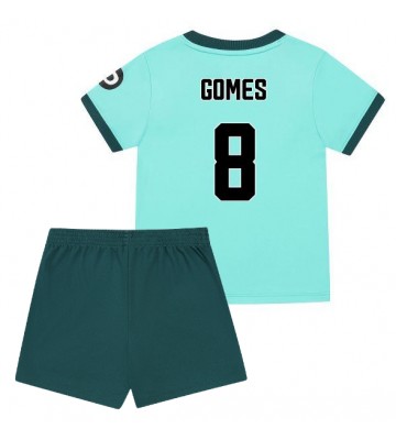 Wolves Joao Gomes #8 Replik Auswärtstrikot Kinder 2025-26 Kurzarm (+ Kurze Hosen)